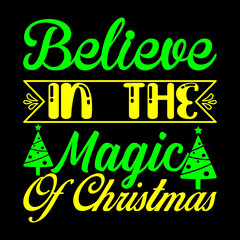 Wall Mural - believe in the magic of christmas