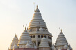 Beautiful view of Sant Tukaram Maharaj Gatha Mandir Temple in the background of blue sky
