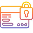 © sittipat - locked card gradient icon