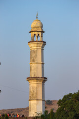 Sticker - Minar of Bibi Ka Maqbara (English: Tomb of the Lady) at sunset, Aurangabad, Maharashtra, India