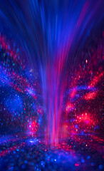 Wall Mural - dark abstract blurred background with bokeh. multicolored blurred lights, glitter scattering, neon g