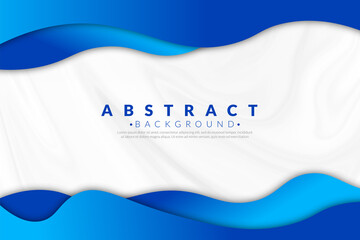 Abstract blue curve background. Wallpaper concept design fluid wave for design, party, invitation, web, banner, business card. Vector illustration
