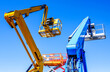 © fottoo - modern lifter in front blue sky