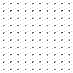 Poster - Square seamless background pattern from geometric shapes are different sizes and opacity. The pattern is evenly filled with small black mom with baby symbols. Vector illustration on white background
