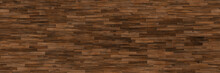 Brown Textured Seamless Wooden Surface. Realistic Wood Laminate Texture. Natural Light Brown Parquet. Wallpaper With Pine Texture. Retro Vintage Plank Floor With Tree Branches And Stripes.	