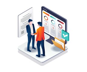 Aufkleber - Corporate and business cooperation