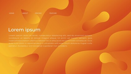 Minimal geometric background. Liquid shapes composition. Eps10 vector.