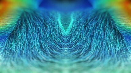 Poster - background with multi-colored particles, abstract motion background shining colors. kaleidoscope, fr