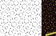 Seamless pattern swatch,  CS, Polka dot made of stars(simple).