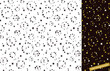 Seamless pattern swatch,  CS, Polka dot made of stars.