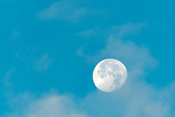 Wall Mural - moon in the night cloudy sky