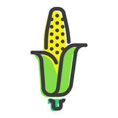 Wall Mural - Corn Icon