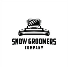 Snow Groomers Logo With Masculine Style Design