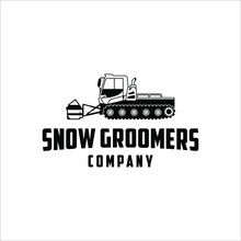 Snow Groomers Logo With Masculine Style Design