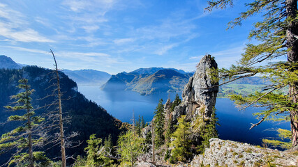 Wall Mural - Traunsee / Traunstein - Ausblick - Austria