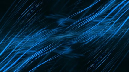 Wall Mural - Abstract Blue Threads
