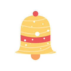 Sticker - christmas bell ornament