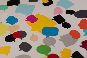 Poster - austausch sprechblasen