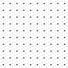 Poster - Square seamless background pattern from black absorbent symbols are different sizes and opacity. The pattern is evenly filled. Vector illustration on white background