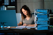 © Andrey Popov - Invoice Documents Stack In Office