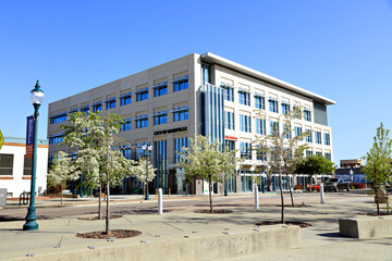 Downtown Roseville, California's new public square. 