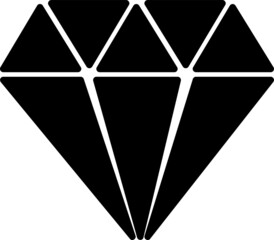 Poster - Diamond Icon Vector on white background..eps