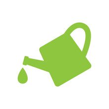 Green Watering Can Icon