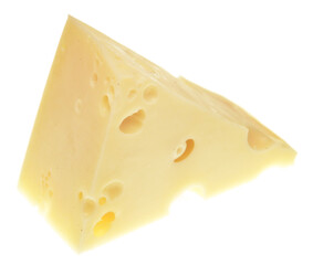 Canvas Print - Cheese on white