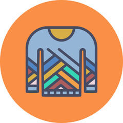 Wall Mural - Sweater Icon