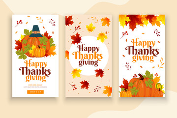 Wall Mural - thanksgiving card background design template	