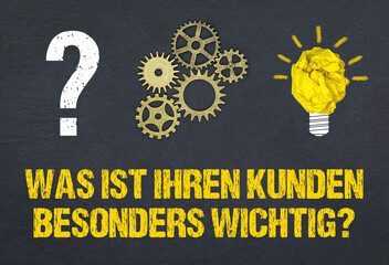 Poster - Was ist Ihren Kunden besonders wichtig?