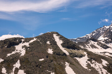 Wall Mural - landscape mountain between Ceresole Reale and the Nivolet hill around serrù lake, Agnel lake, Nivolet lake in Piedmont in Italy