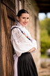 © muro - Slovak folklore. Slovakian folk girl.