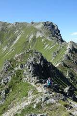 Poster - Aufstieg zum Riedkopf im Montafon