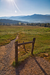 Wall Mural - Cades Cove, The Great Smoky Mountains.