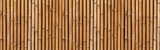 Fototapeta Sypialnia - Panorama of Brown old Bamboo fence texture and background seamless