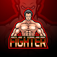 Poster - Fighter esport logo mascot design