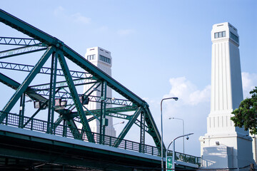 Canvas Print - bridge over the river thames