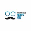 vector graphic of international men's day good for international men's day celebration. flat design. flyer design.flat illustration.