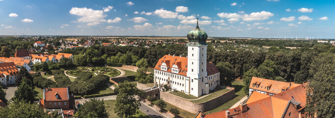 Wall Mural - Barockschloss Delitzsch bei Leipzig - Panorama