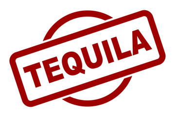 Wall Mural - Tequila Rubber Ink Stamp