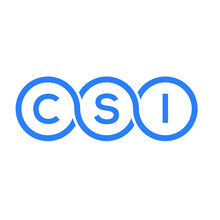 CSI Letter Logo Design On White Background. CSI Creative Initials Letter Logo Concept. CSI Letter Design. 
