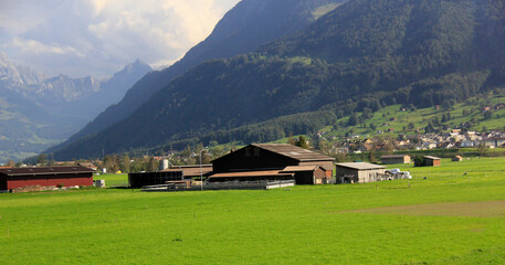 Wall Mural - immense ferme