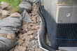 Water protection -drainage around house.