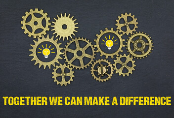 Sticker - Together we can make a difference