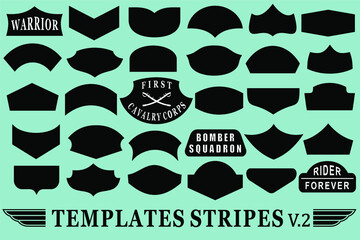 a set of templates for patches
