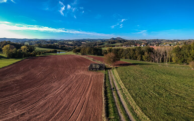 Canvas Print - Mansac (Corrèze, France) - Vue panoramique sur l'Yssandonnais