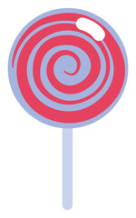 Poster - Candy shop lollipop, illustration, vector, on a white background.