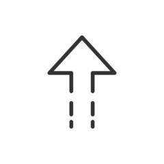 Poster - Vector upload line icon.