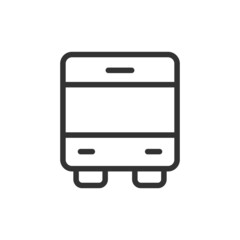 Poster - Bus line icon, sign or symbol.